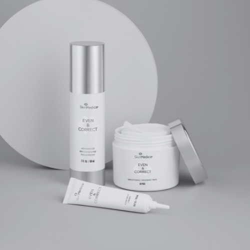 SkinMedica Even and Correct brightening skincare products for dark spots and uneven skin tone