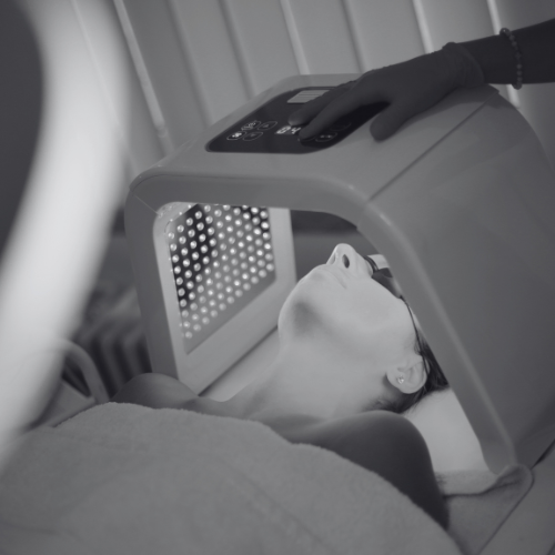 Omnilux LED light therapy mask for skin rejuvenation