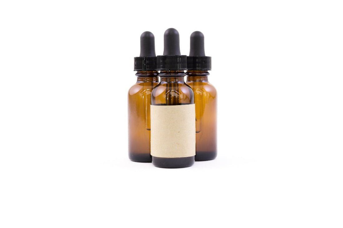 Skincare products arranged in layering order from cleanser to sunscreen