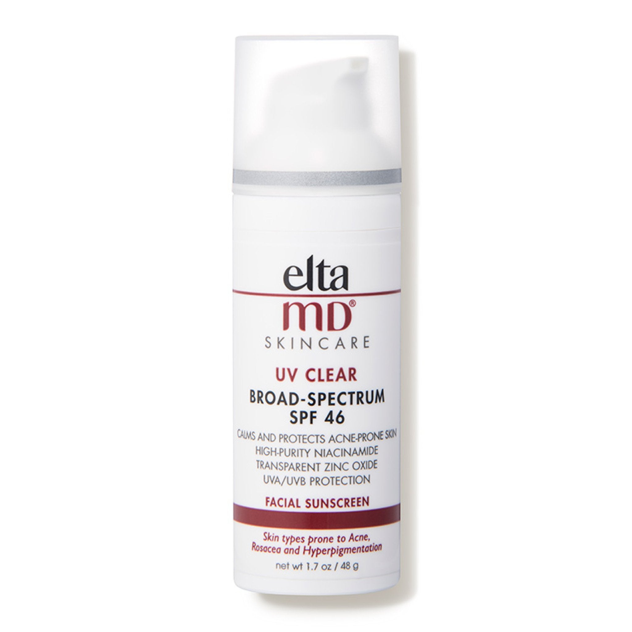 EltaMD UV Clear SPF 46 | Acne-Safe Niacinamide Tinted Sunscreen